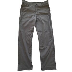 Nike Dri-FIT Chino Pants Mens 35x30 Gray Excellent Straight Leg Golf Trousers